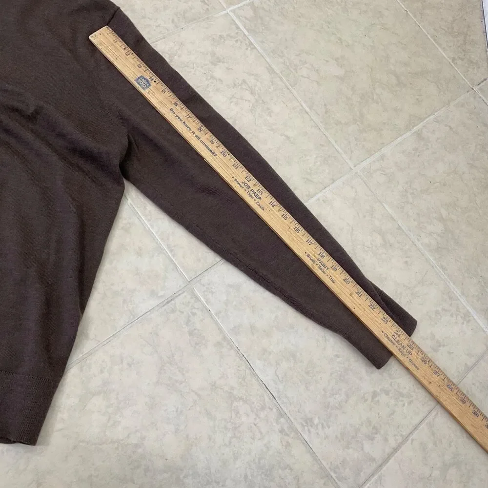Banana Republic Merino Wool 1/4 Zip Sweater men’s XL mock neck  Winter